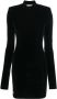 Philipp Plein Fluwelen mini-jurk Zwart - Thumbnail 1