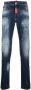 Philipp Plein Gerafelde jeans Blauw - Thumbnail 1