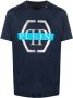 Philipp Plein T-shirt met print Blauw - Thumbnail 1