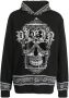 Philipp Plein Hoodie met bandanaprint Zwart - Thumbnail 1