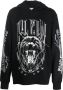 Philipp Plein Hoodie met grafische print Zwart - Thumbnail 1