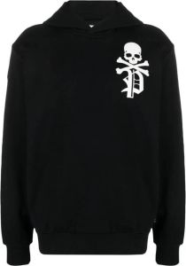 Philipp Plein Hoodie met logo Zwart