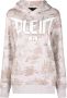 Philipp Plein Hoodie met logoprint Beige - Thumbnail 1