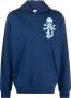 Philipp Plein Hoodie met logoprint Blauw - Thumbnail 1