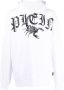 Philipp Plein Hoodie met logoprint Wit - Thumbnail 1
