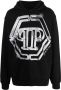 Philipp Plein Hoodie met logoprint Zwart - Thumbnail 1