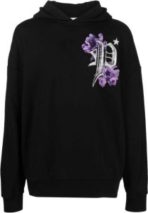 Philipp Plein Hoodie met logoprint Zwart