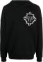 Philipp Plein Hoodie met logoprint Zwart - Thumbnail 1