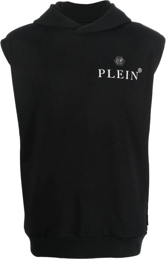 Philipp Plein Hoodie met logoprint Zwart