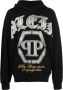 Philipp Plein Hoodie met logoprint Zwart - Thumbnail 1