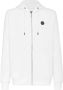 Philipp Plein Hoodie met rits Wit - Thumbnail 1