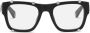 Philipp Plein Icon bril met vierkant montuur Zwart - Thumbnail 1