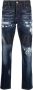 Philipp Plein Jeans met bandanaprint Blauw - Thumbnail 1