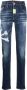 Philipp Plein Jeans met doodskopprint Blauw - Thumbnail 1