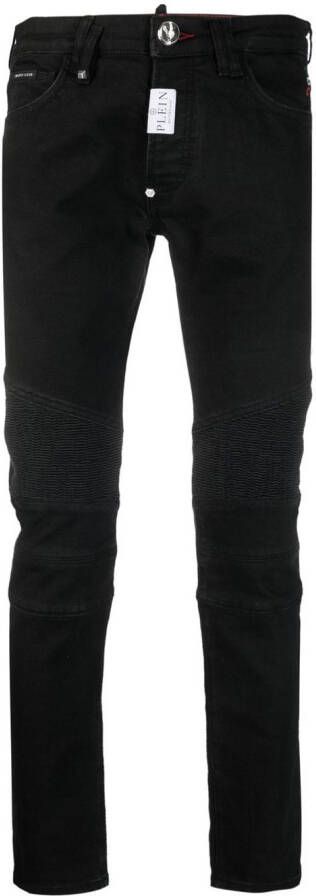 Philipp Plein Jeans met toelopende pijpen Zwart