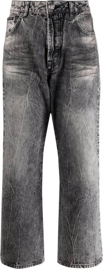 Philipp Plein Jeans met wijde pijpen Grijs