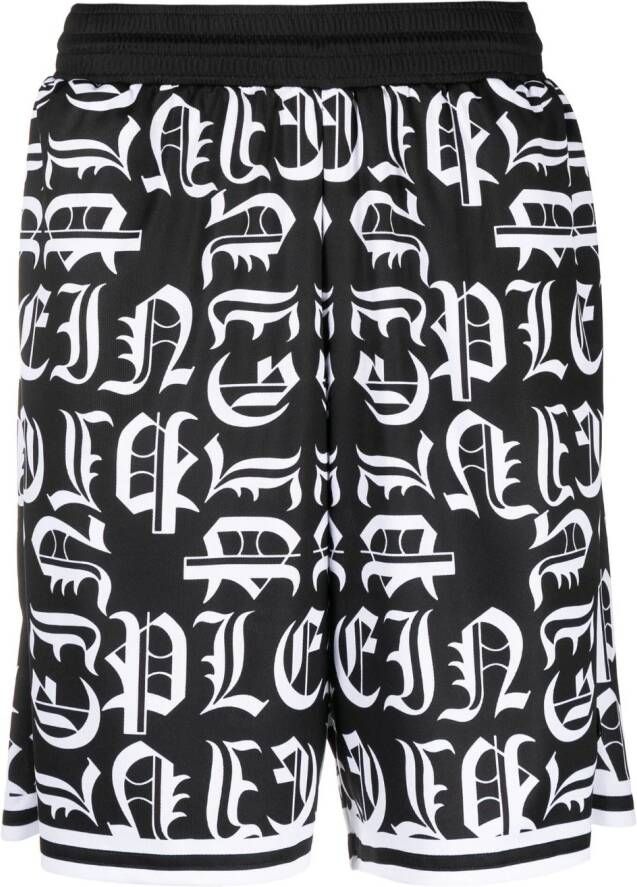 Philipp Plein Joggingshorts Zwart