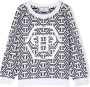 Philipp Plein Junior Intarsia sweater Zwart - Thumbnail 1
