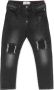 Philipp Plein Junior Jeans met geborduurd logo Zwart - Thumbnail 1