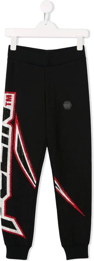 Philipp Plein Junior Joggingbroek Zwart