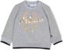 Philipp Plein Junior Sweater met logoprint Grijs - Thumbnail 1