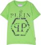 Philipp Plein Junior T-shirt met logoprint Groen - Thumbnail 1