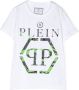 Philipp Plein Junior T-shirt met logoprint Wit - Thumbnail 1