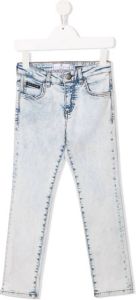 Philipp Plein Junior Regular-fit jeans Blauw