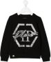 Philipp Plein Junior Sweater met logo van kristallen Zwart - Thumbnail 1