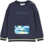 Philipp Plein Junior Sweater met logoprint Blauw - Thumbnail 1