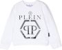 Philipp Plein Junior Sweater met logoprint Wit - Thumbnail 1
