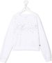 Philipp Plein Junior T-shirt met geborduurd logo Wit - Thumbnail 1