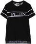 Philipp Plein Junior T-shirt met geborduurd logo Zwart - Thumbnail 1
