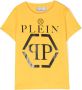 Philipp Plein Junior T-shirt met logoprint Geel - Thumbnail 1