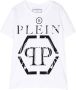 Philipp Plein Junior T-shirt met logoprint Wit - Thumbnail 1