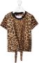 Philipp Plein Junior T-shirt met luipaardprint Bruin - Thumbnail 1