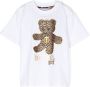 Philipp Plein Junior T-shirt met teddybeerprint Wit - Thumbnail 1