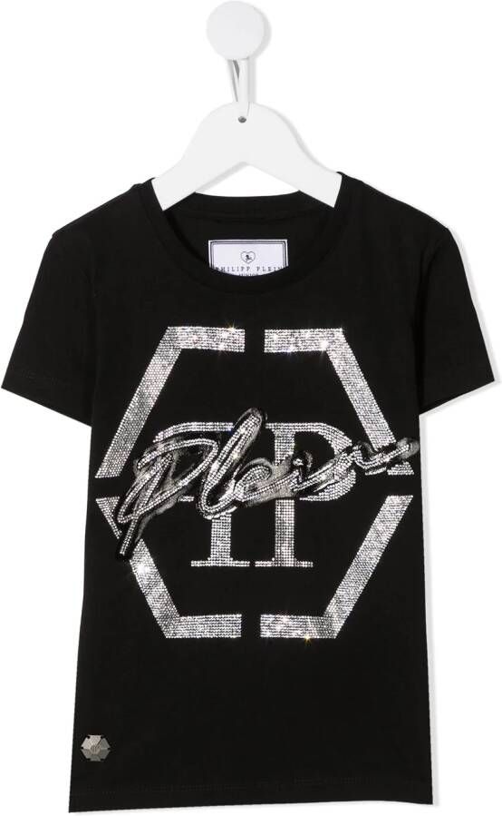 Philipp Plein Junior T-shirt Zwart