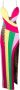 Philipp Plein Jurk met patchwork Roze - Thumbnail 1
