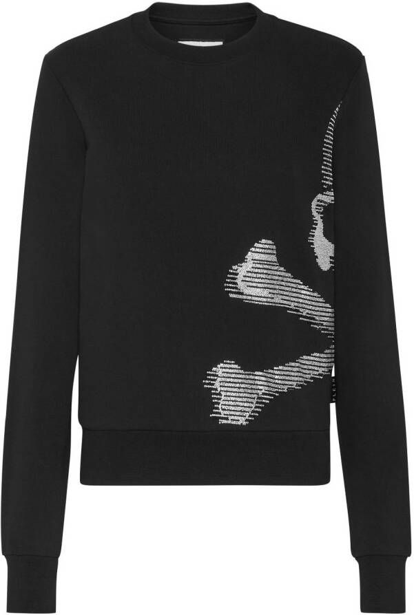Philipp Plein Katoenen sweater Zwart