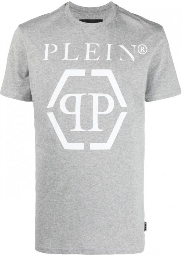 Philipp Plein Katoenen T-shirt Grijs