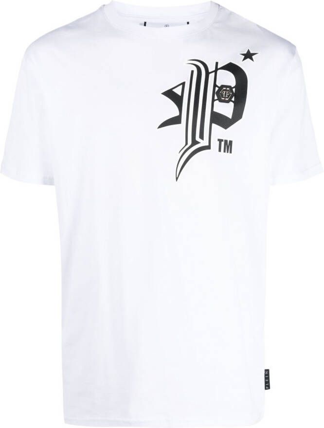 Philipp Plein Katoenen T-shirt Wit