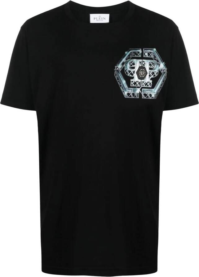 Philipp Plein Katoenen T-shirt Zwart