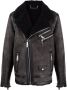 Philipp Plein Lammy bikerjack Zwart - Thumbnail 1