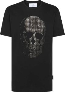 Philipp Plein T-shirt verfraaid met logo Zwart