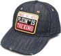 Philipp Plein Honkbalpet met logopatch Blauw - Thumbnail 1