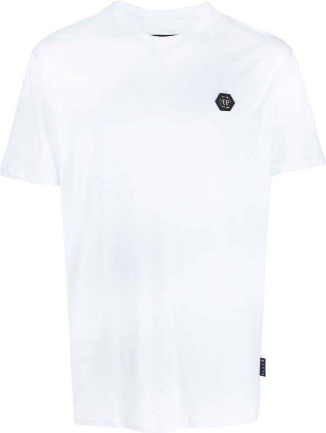 Philipp Plein T-shirt met logopatch Wit