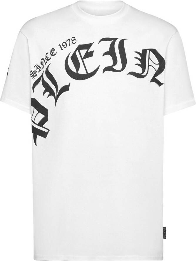 Philipp Plein T-shirt met logoprint Wit