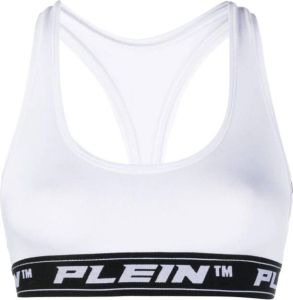 Philipp Plein Sport-bh met logo Wit