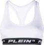 Philipp Plein Sport-bh met logo Wit - Thumbnail 1